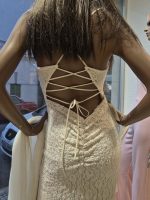 Vestido Helena encaje lace up - Imagen 6