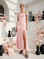 Vestido scuba crep Bardot - Imagen 3