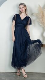 Vestido Veronica tul mangas - Imagen 6