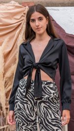 Blusa raso nudo - Imagen 5